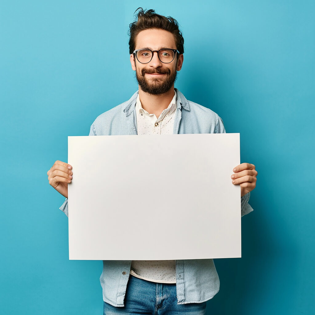 young-entrepreneur-holding-blank-poster